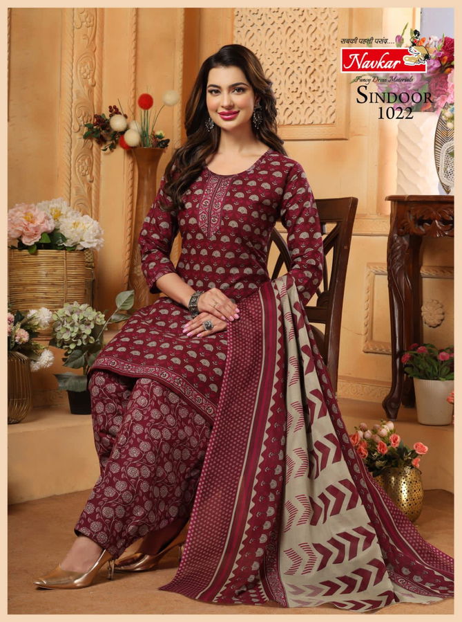 Navkar Sindoor Vol 20 Cotton Printed Readymade Suits Catalog
